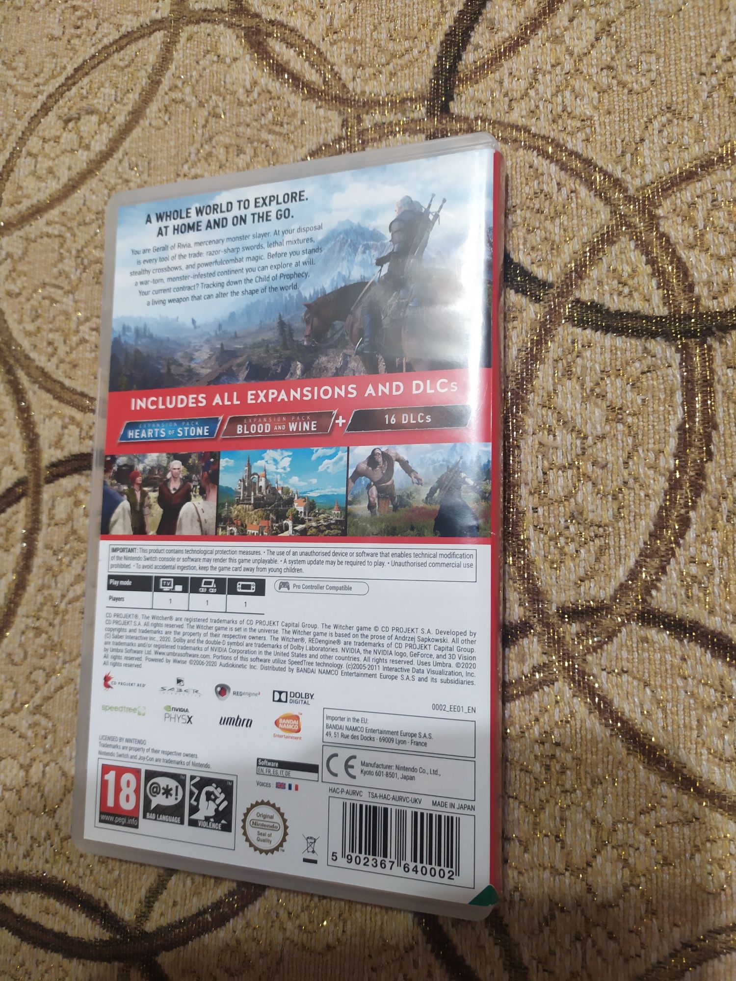 Продам Witcher 3 Complete Edition (Ведьмак 3) для Nintendo Switch