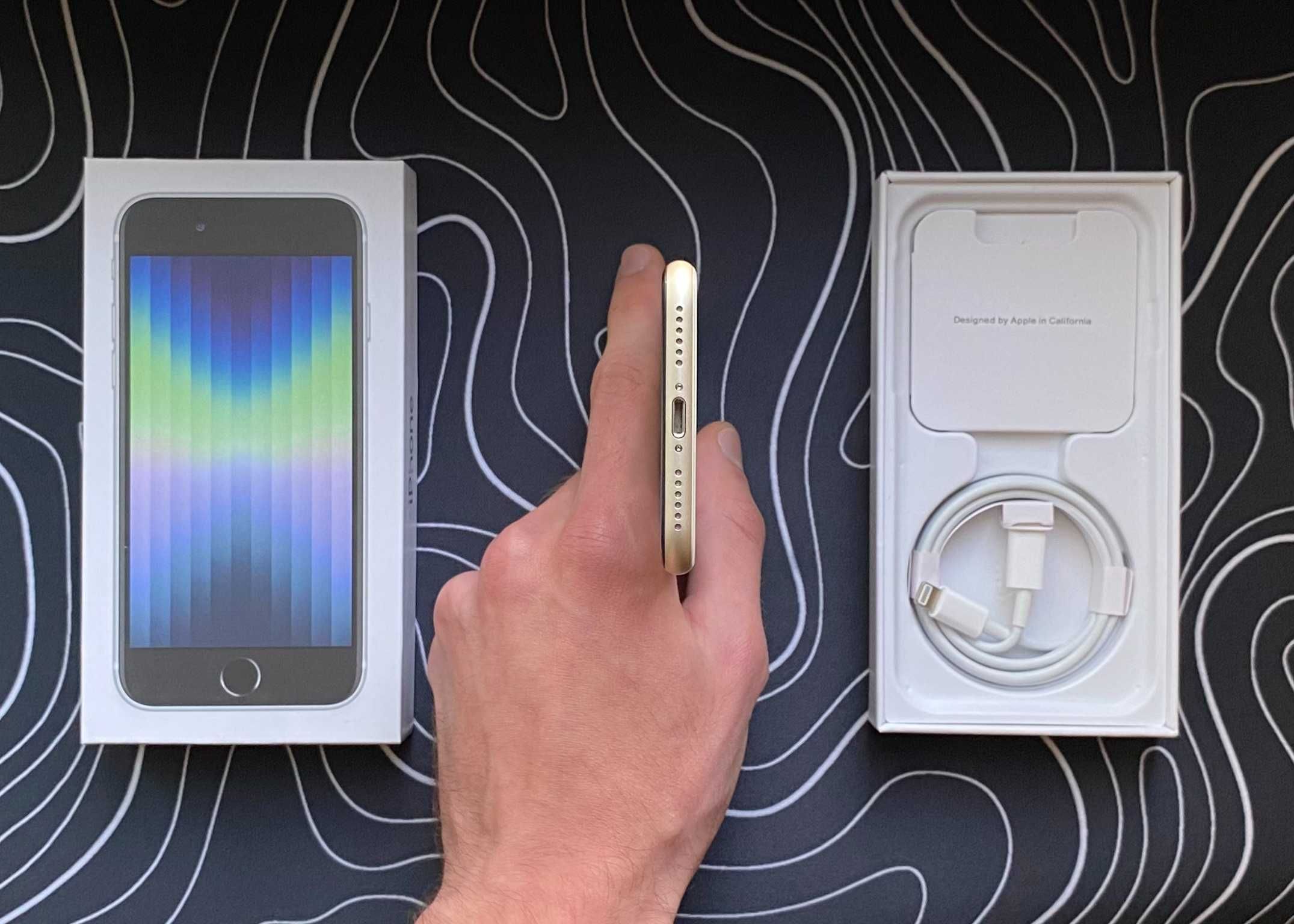 НОВЫЙ - iPhone SE 2022 - 128 гб - 100% АКБ - NEVERLOCK - STARLIGHT