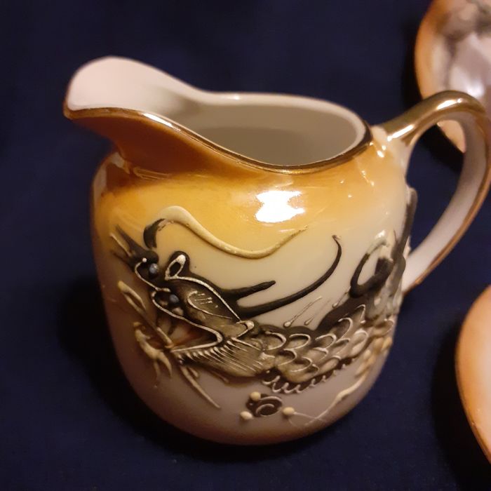 Serviço de café em porcelana