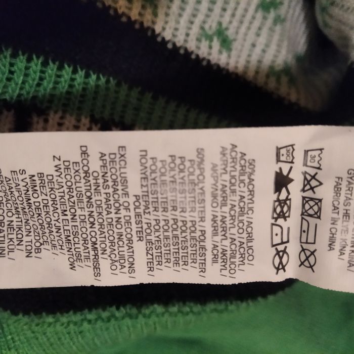 Sweter świąteczny Minecraft na wzrost 158 cm Primark