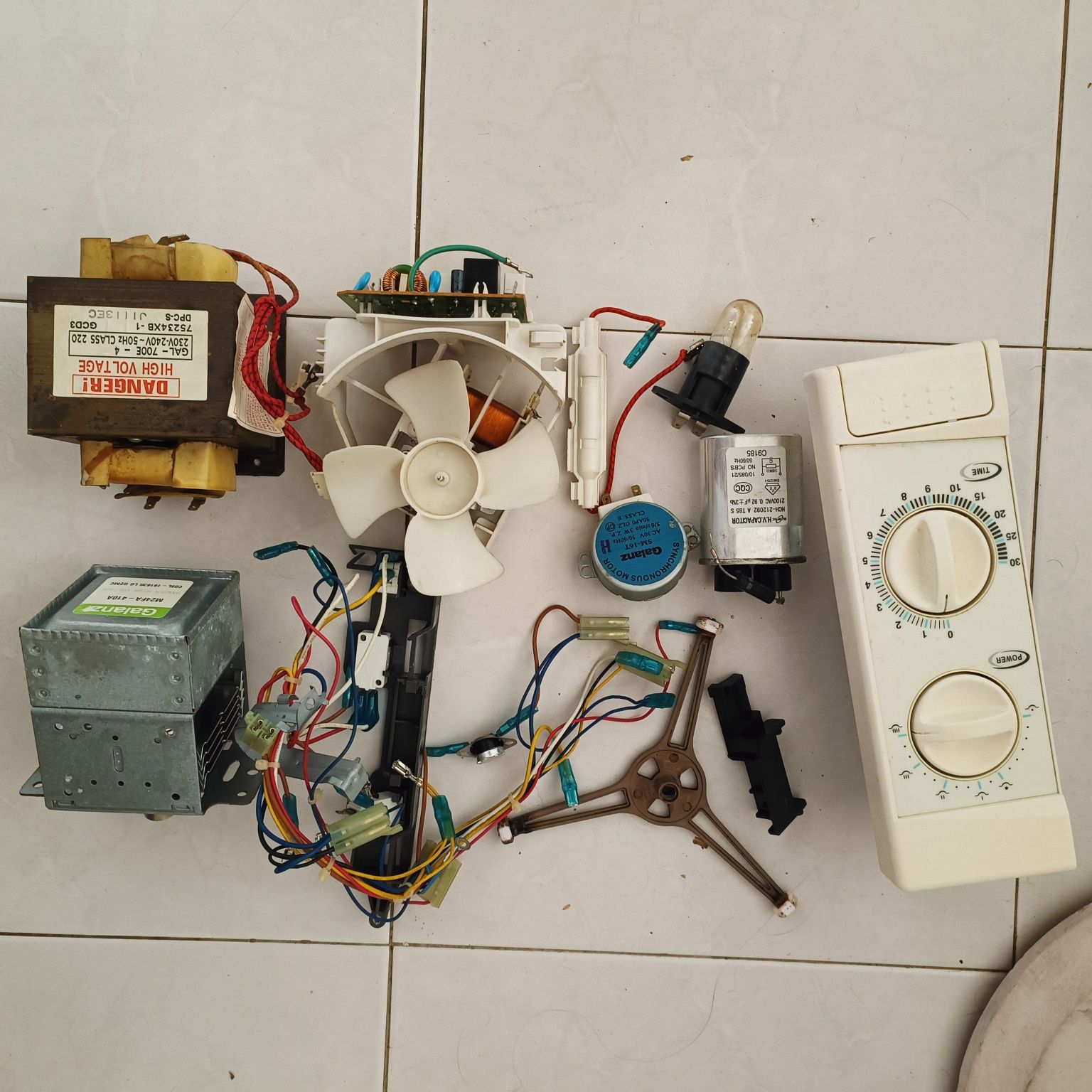 Vendo peças microondas