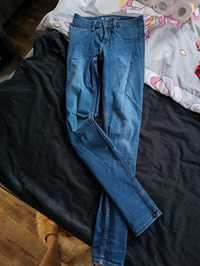 Jeansy damskie spodnie wg metki xs