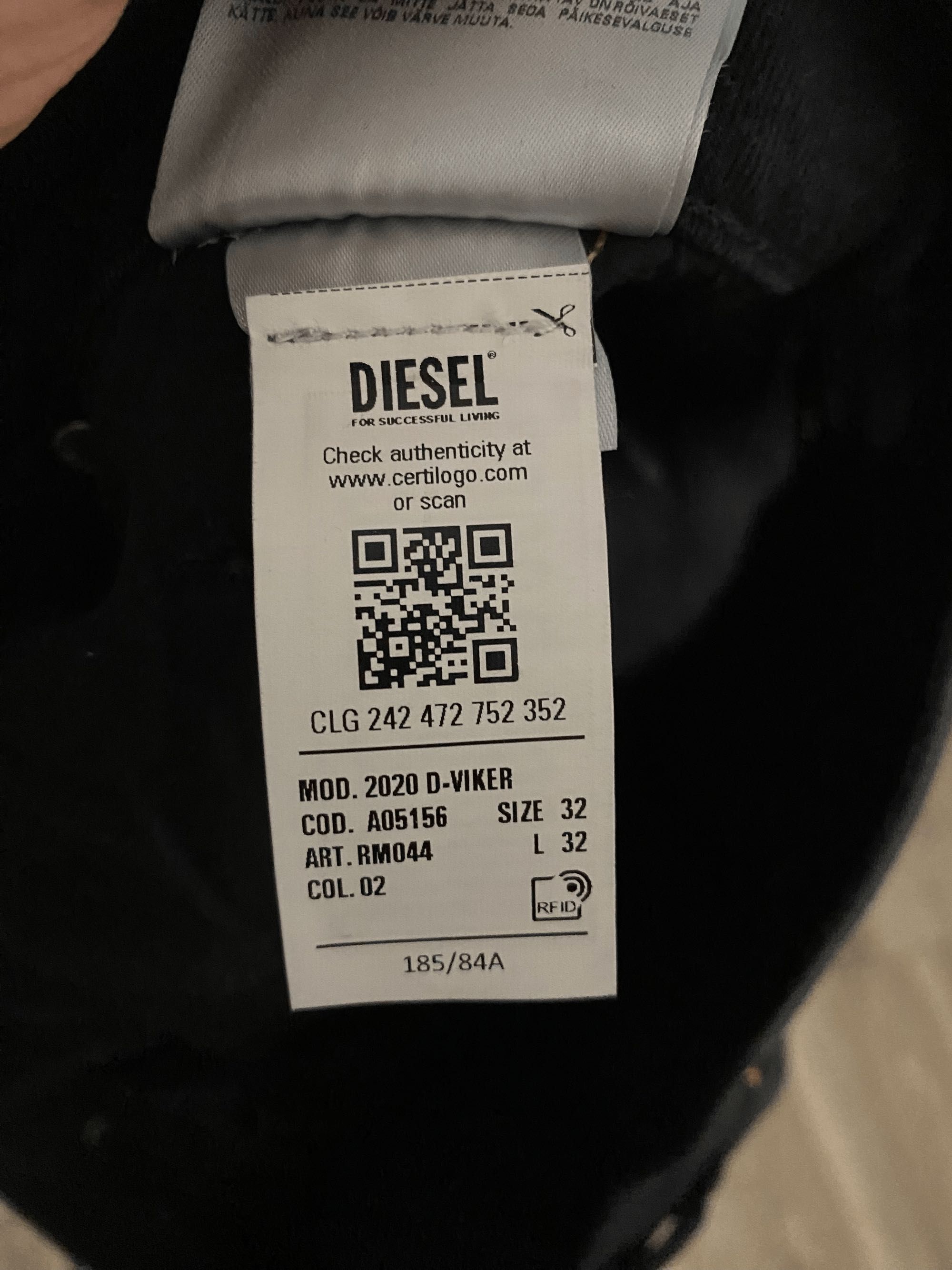 Jeansy Diesel W32(L) Regular NOWE Z METKĄ