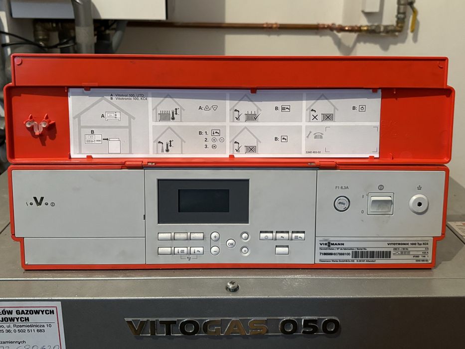 Piec kocioł gazowy viesmann vitogas 050