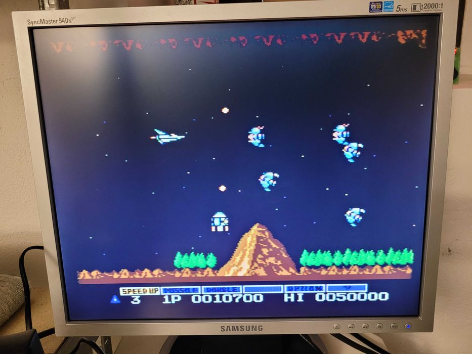 Gradius Nemesis NES Famicom NTSC Japan Nintendo