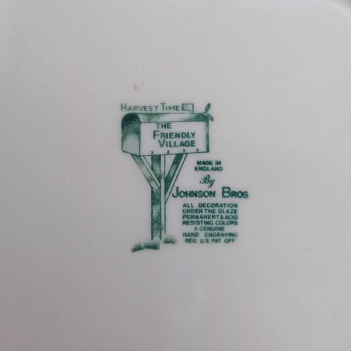 Pratos The Friendly Village Johnson Bros