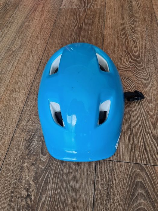 Kask rower dziecko decathlon KH100 bleu XS 48-52 cm