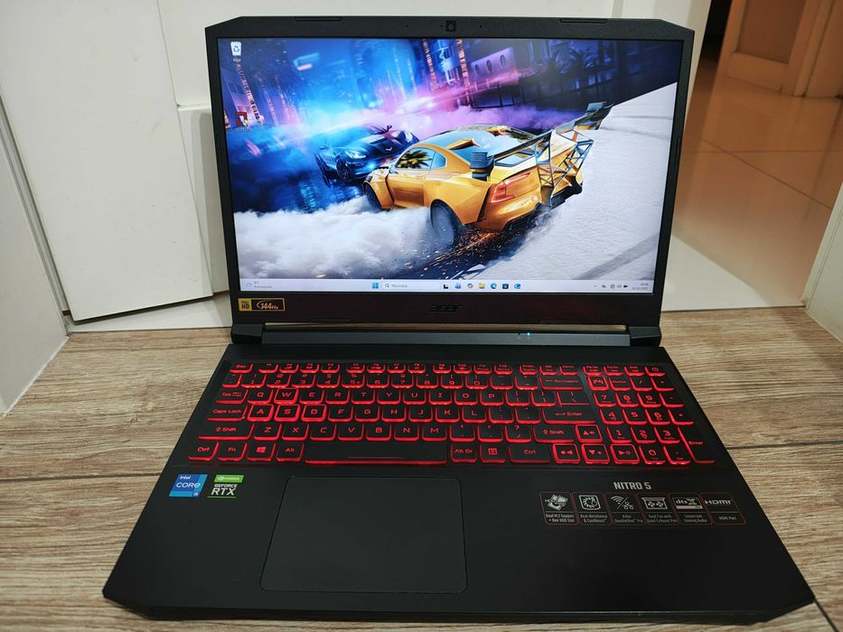 GAMINGOWY Laptop ACER NITRO 5-144Hz i5 11GEN-12x4.50Ghz,16GB,RTX3050Ti