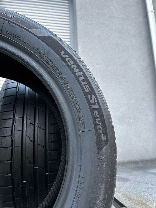x2 letnie 205/55R17 Hankook 6,7mm 100% bieżnika 2020 świetny stan L545