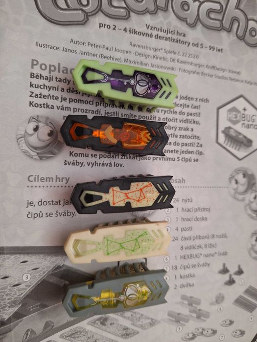 Robot robak, karaluch do gry w La Cucaracha