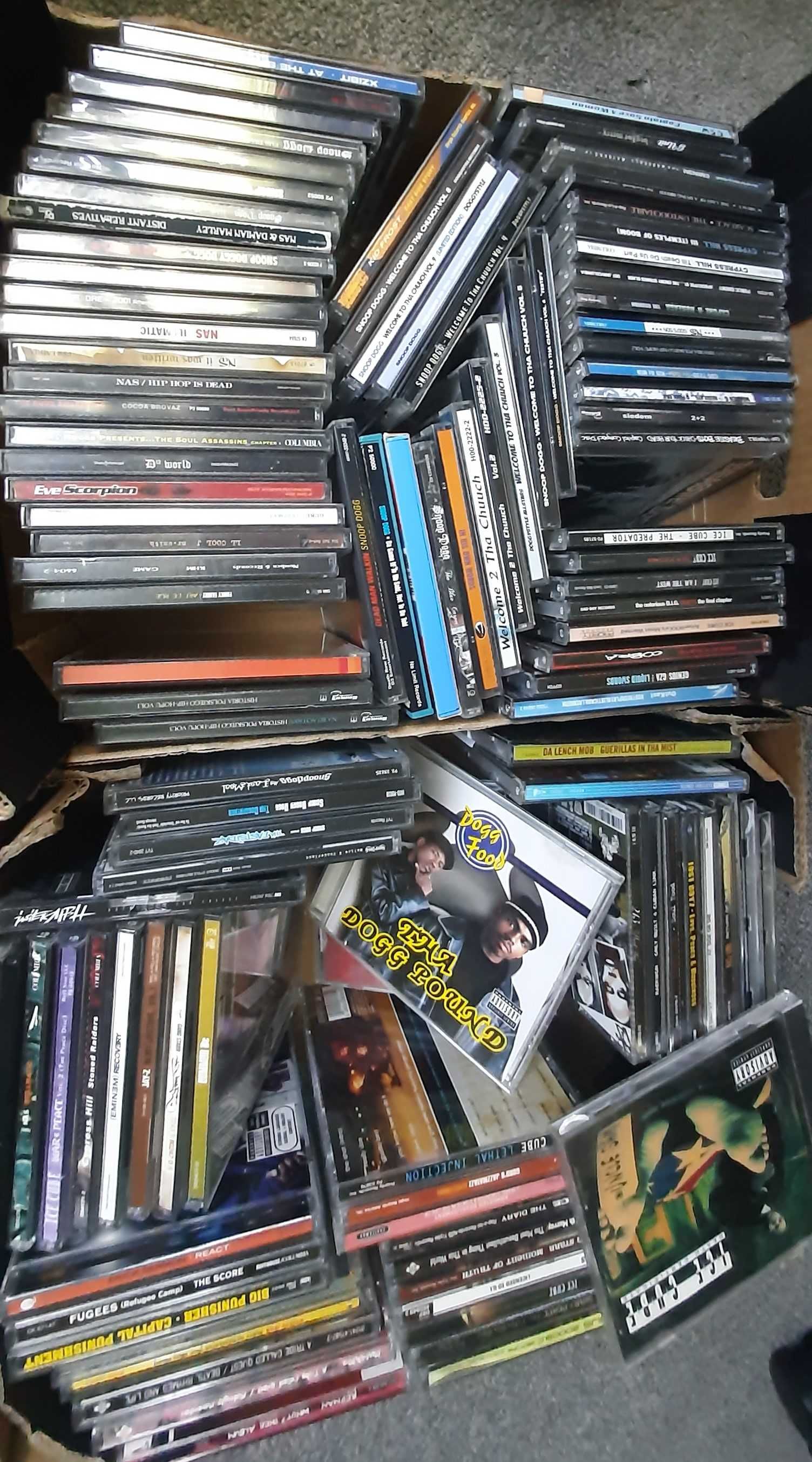 Kolekcja CD 104 szt. Hip-Hop Snoop Dogg Ice Cube UNIKATY