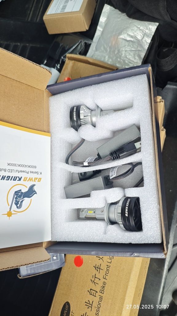Led k8c 40 w 12v  H7 dawn knight life лед лампи