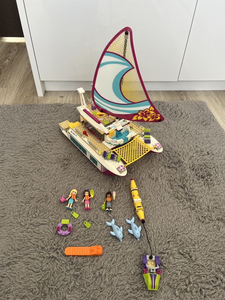 Lego Friends klocki statek 41317 stan idealny