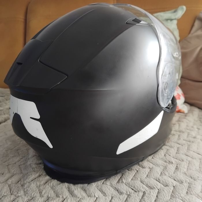 Kask motocyklowy skorpion z blendą