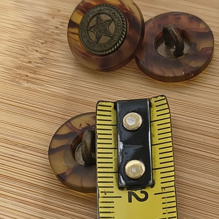 Винтажная коллекционная пуговица oklahoma 1907 button оклахома 1907