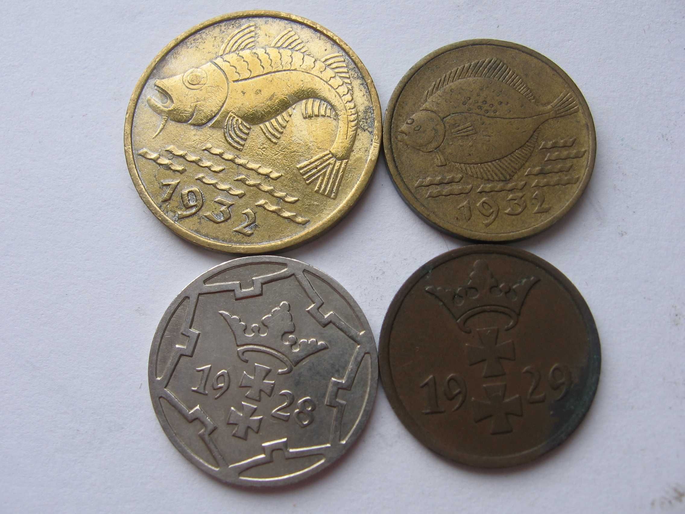 WMG Dorsz,Flądra,zestaw 4 monet