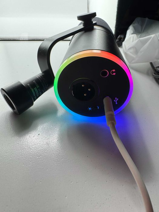 Mikrofon tonor td520s+ xlr usb rgb do streamu podcastu pc ps5