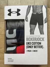 UNDER ARMOUR nowe bokserki treningowe 3-pack charged cotton r. S