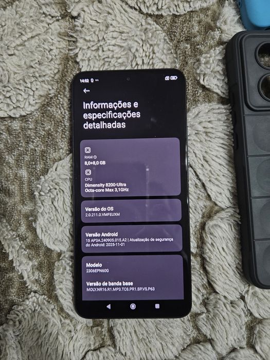 Xiomi 13t 8+8 ram 128 rom