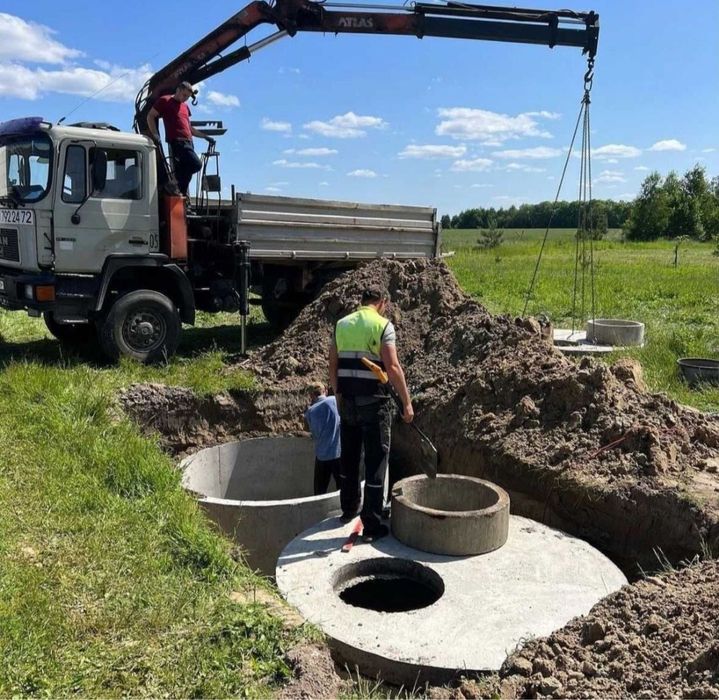 Встановлення каналізації септик з кілець копка 4/7/21 м3