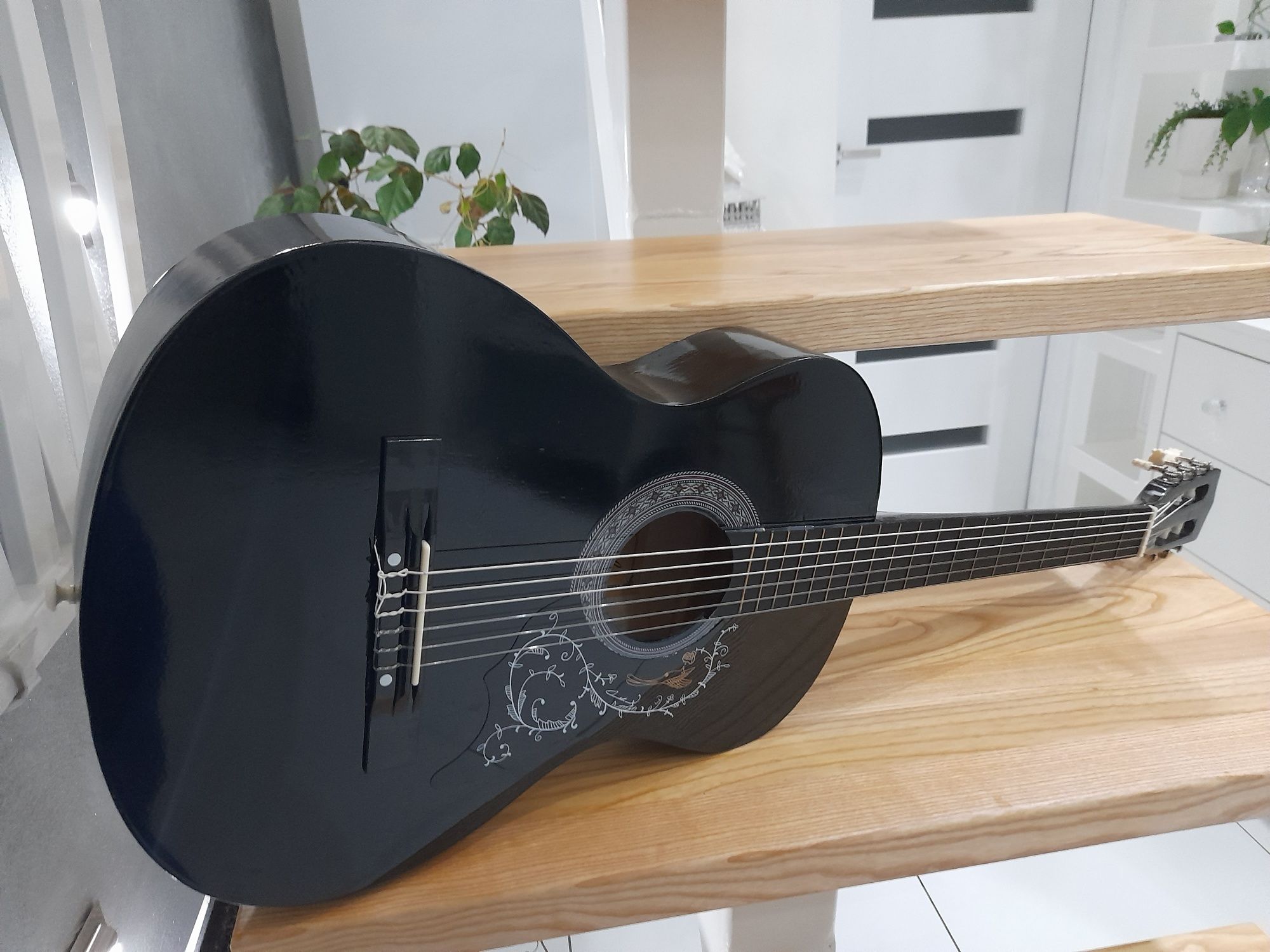 Gitara klasyczna castelo g1 rozmiar 3/4 czarny połysk