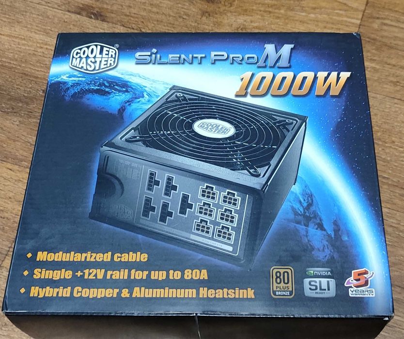 Продам блок живлення CoolerMaster Silent ProM 1000W