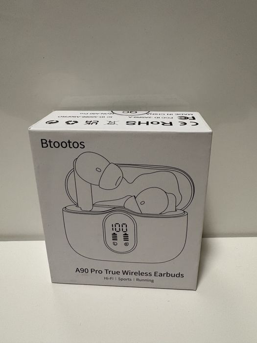 Słuchawki bezprzewodowe Btootos A90 Pro TWS – etui z wyświetlaczem LED