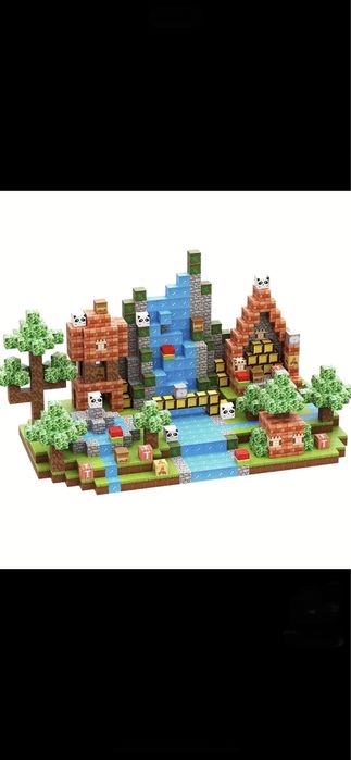 Магнітні пазли конструктор Minecraft 150 шт. Подарунок