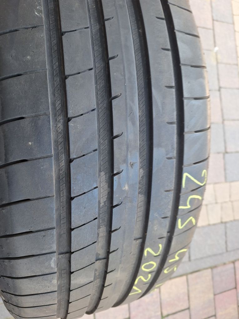 4 opony letnie 245/45/18 Goodyear z 2021 roku wysoki indeks