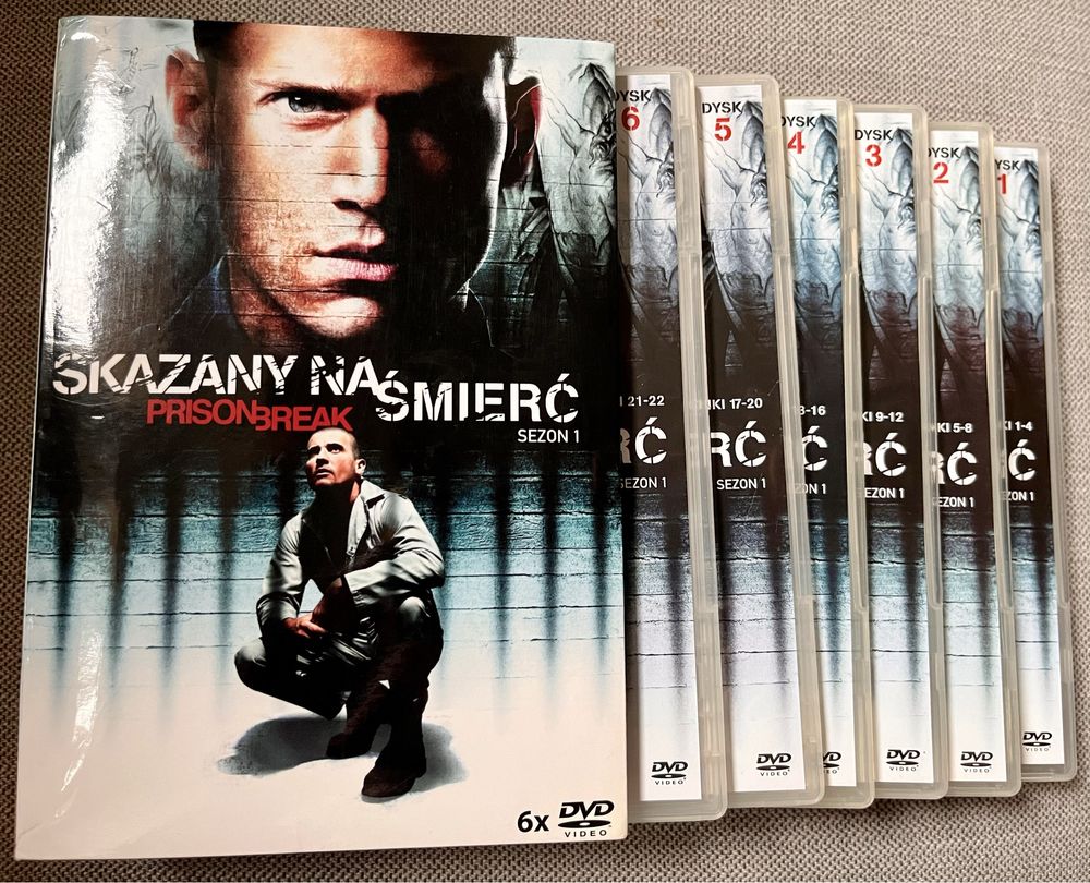 Skazany na śmierć Prison Break sezon 1 DVD