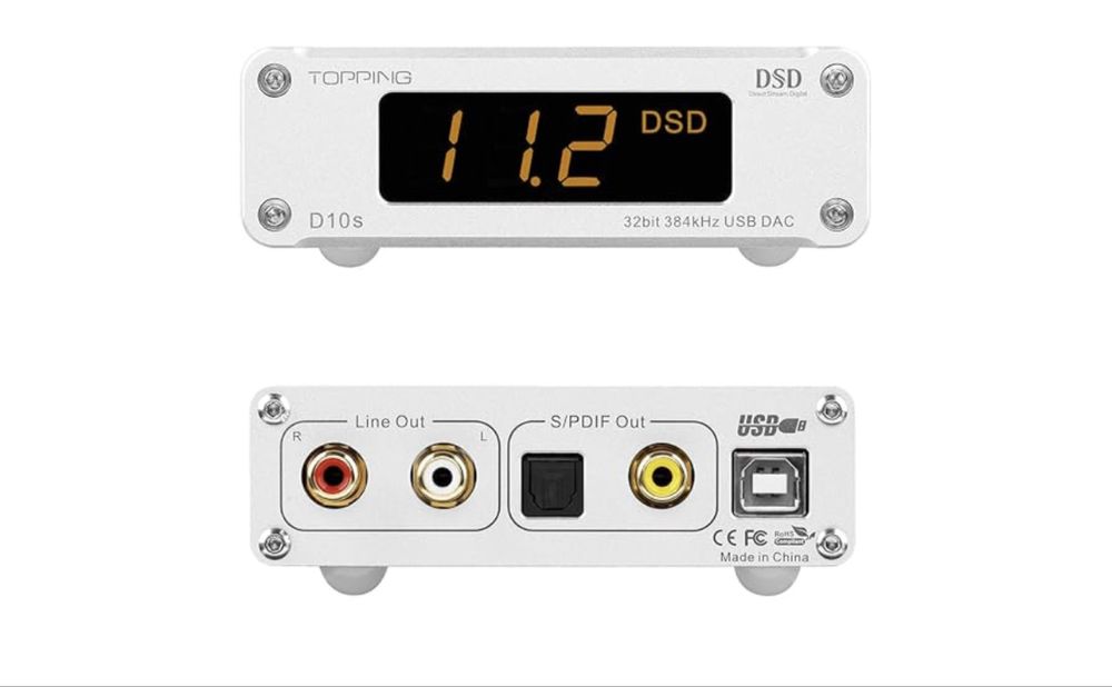 Dac Topping com chip ESS 9038 Mod. 10S
