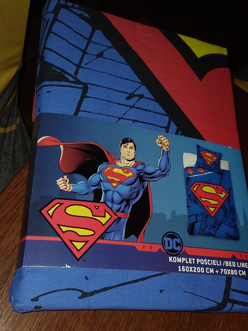 Dla chłopca Pościel Superman Comics Komplet pościeli 160×200 Super-men