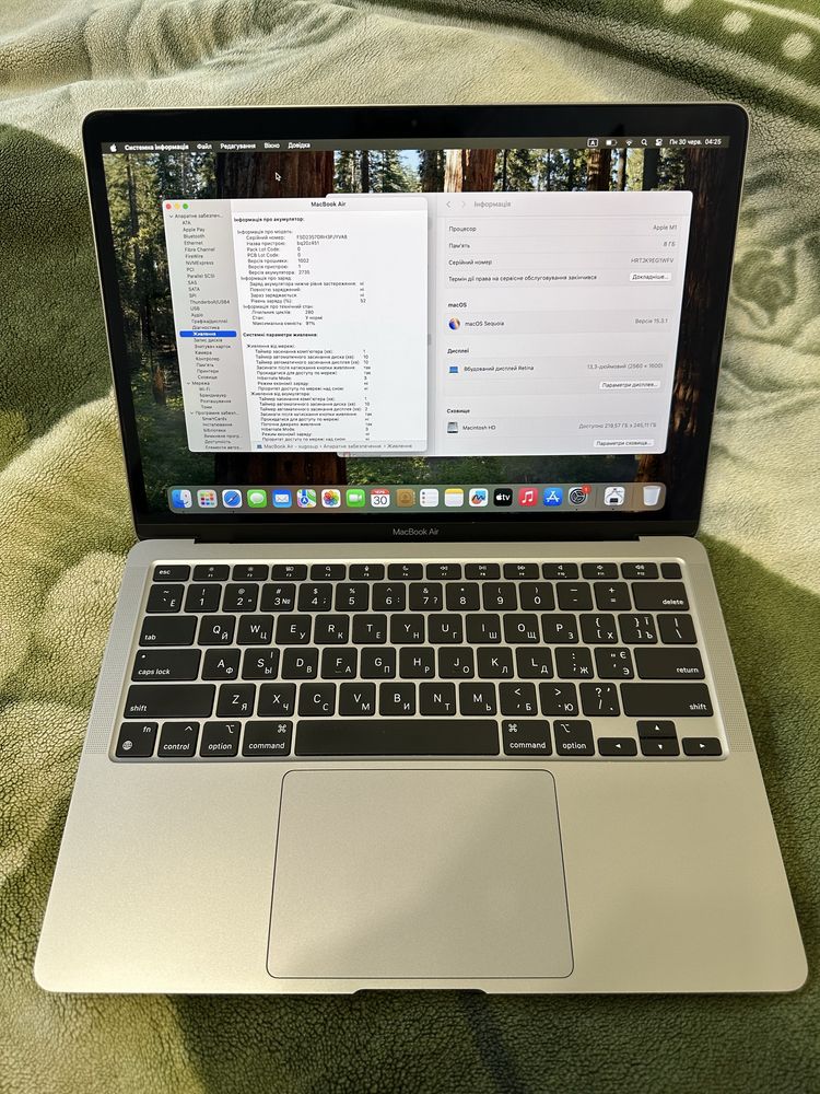 Macbook Air M1 8/256 Space Gray
