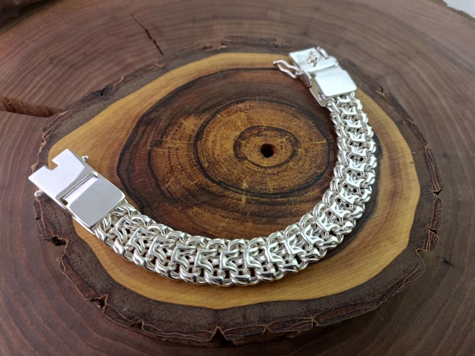 Серебряный браслет Император, мужской. Срібний Імператор чоловічий