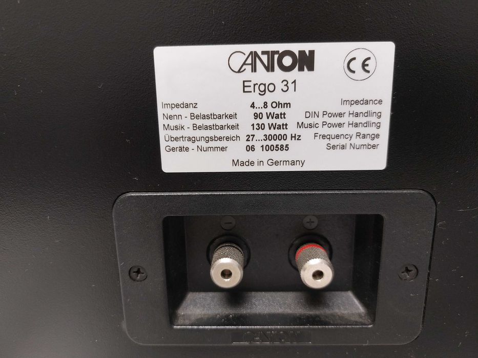 Акустика Canton Ergo 31 (как Ergo R-CL, RC-S..)