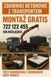 Szambo betonowe 10m³ Wrocław. Montaż gratis, Wykop i podłączenieKOMPLE
