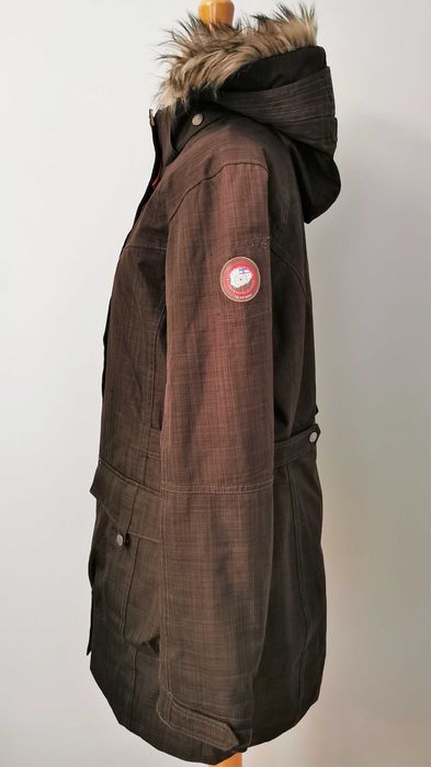 ICEPEAK - Damska Parka Kurtka Zimowa membrana ICE Tech M/L jak Nowa