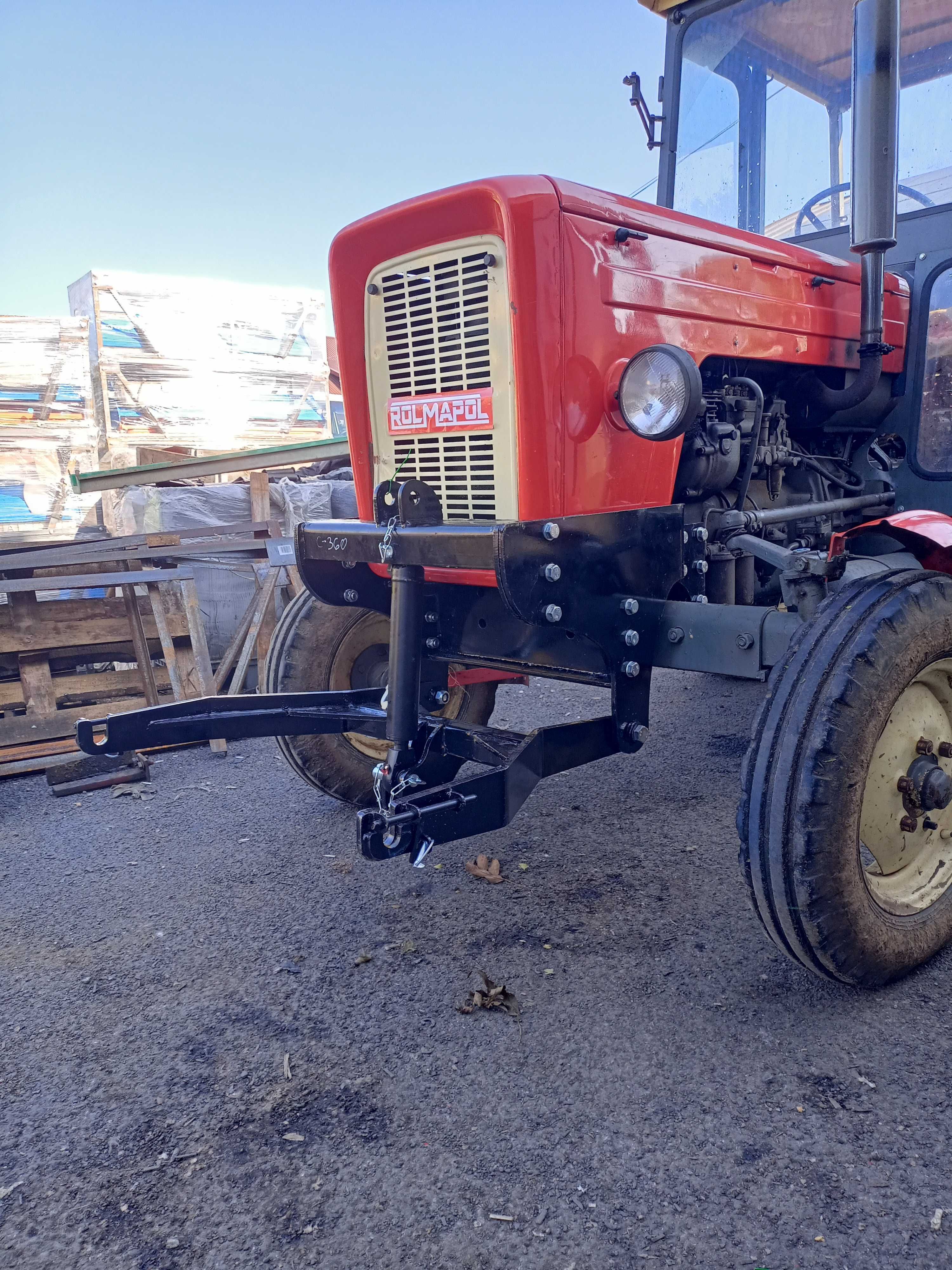Przedni TUZ do c330 c360 podnośnik ciągnikowy hydrauliczny kpl.