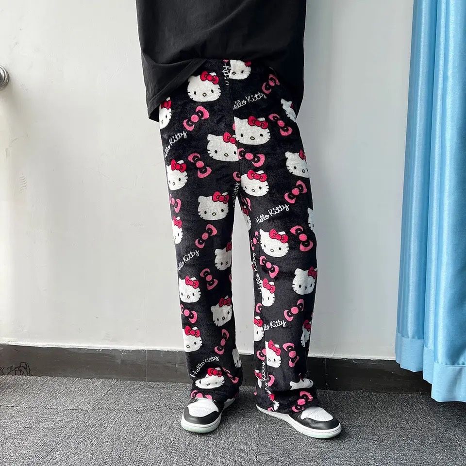 Штани піжамні Hello Kitty (black/pink) (s,m,l)