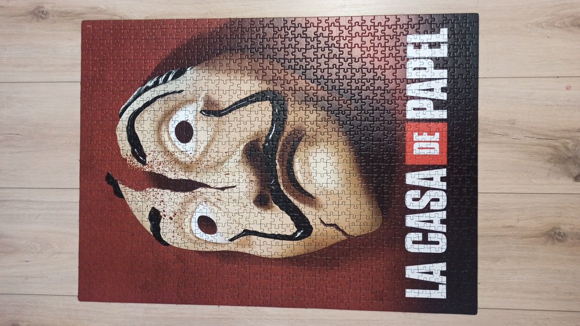 Puzzle la casa de papel/ dom z papieru - 1000 elementów