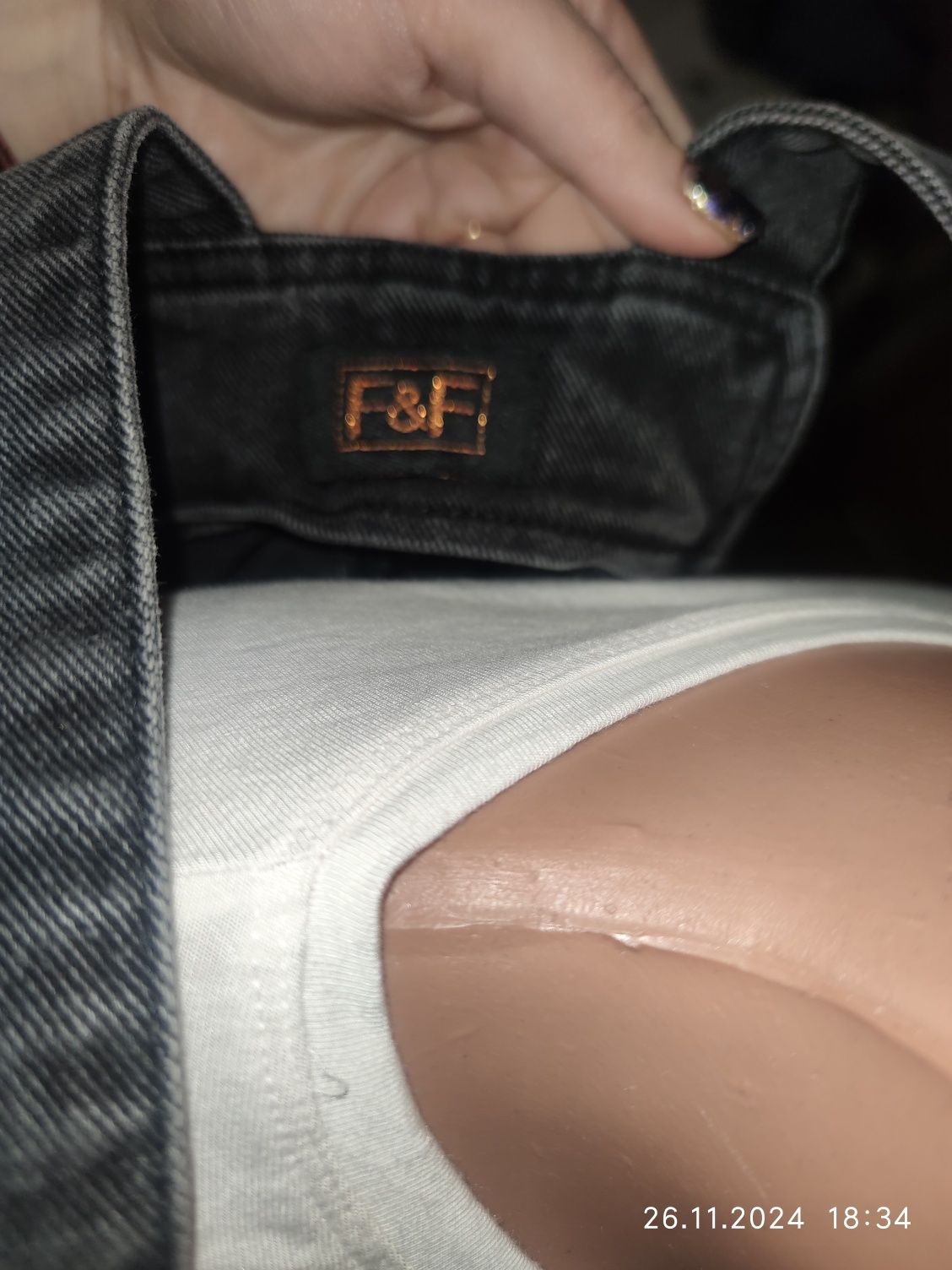 Джинсовый полукомбинезон F&F
