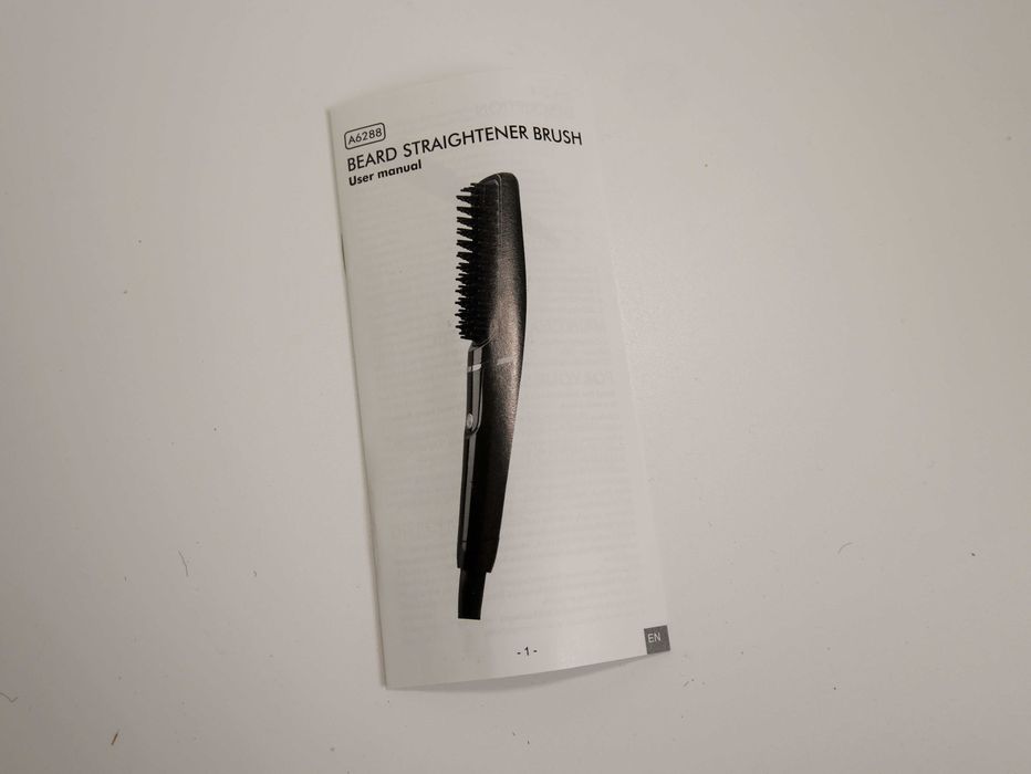 Elektryczny grzebień do prostowania brody, włosów