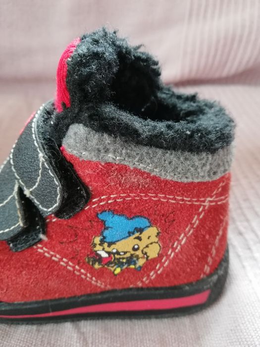 Trzewiki PAX śniegowce roz.19,botki,kozaczki,skóra,ocieplane dziecięce