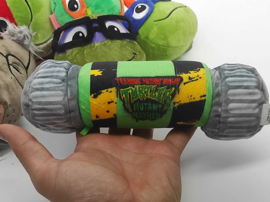 Maskotka figurka gniotka wojownicze żółwie ninja Miraball ZESTAW