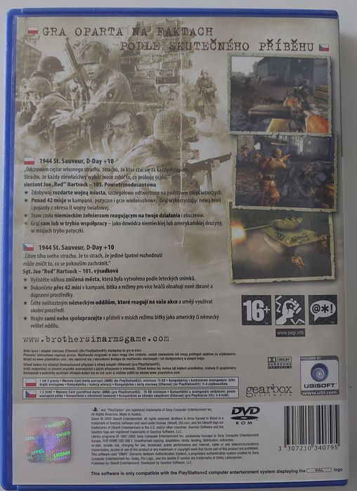 Gra Brothers in Arms Earned in Blood na Playstation 2