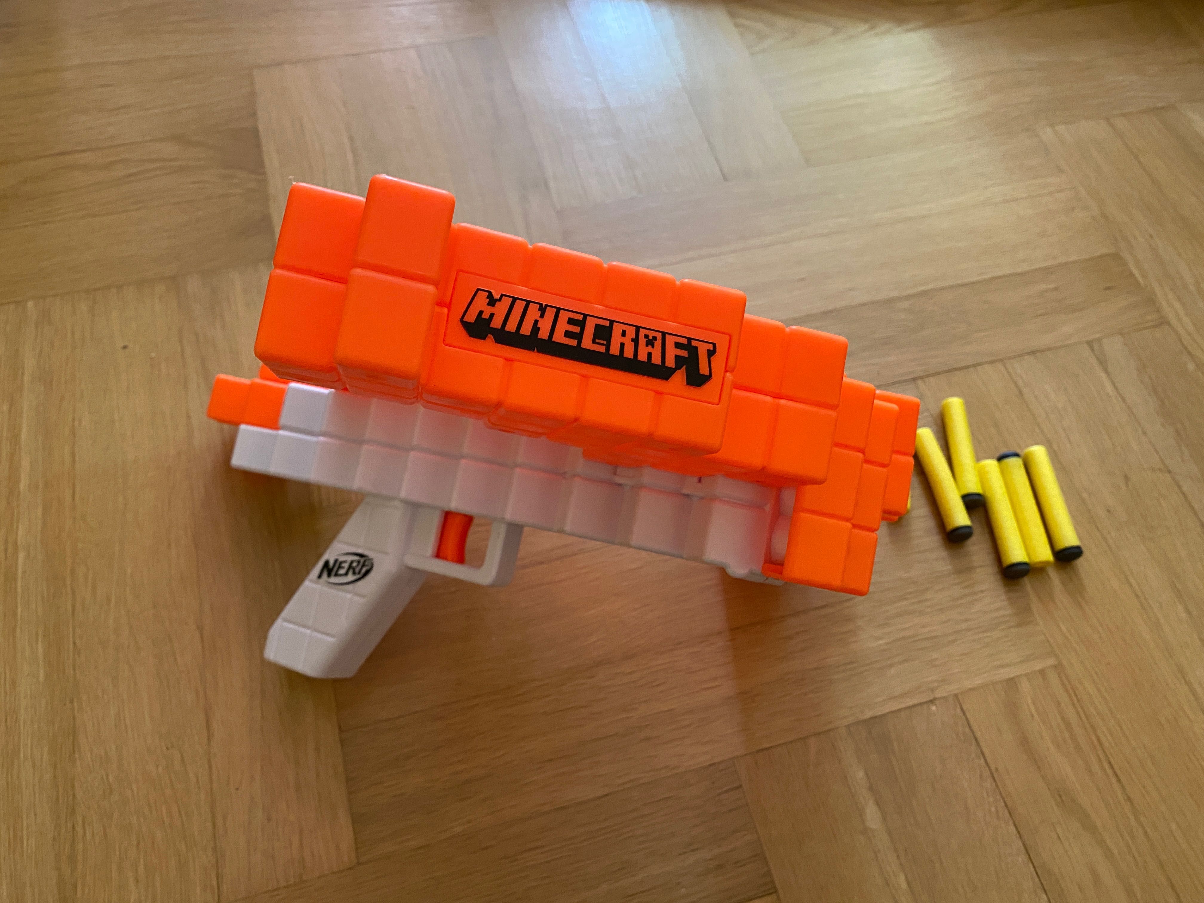 Nerf x Minecraft wyrzutnia Pillager's Crossbow strzałki 6 sztuk kusza