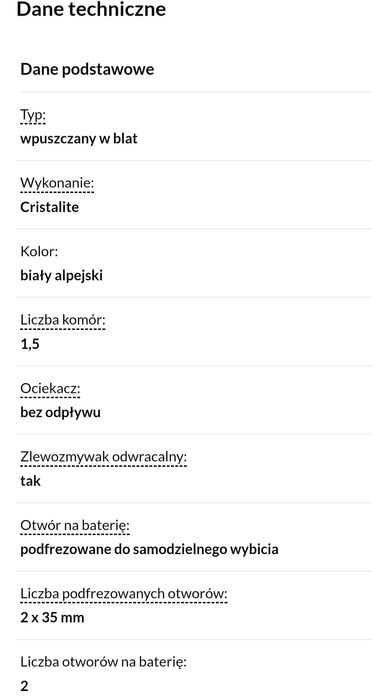 Zlewozmywak Schock Element D-150