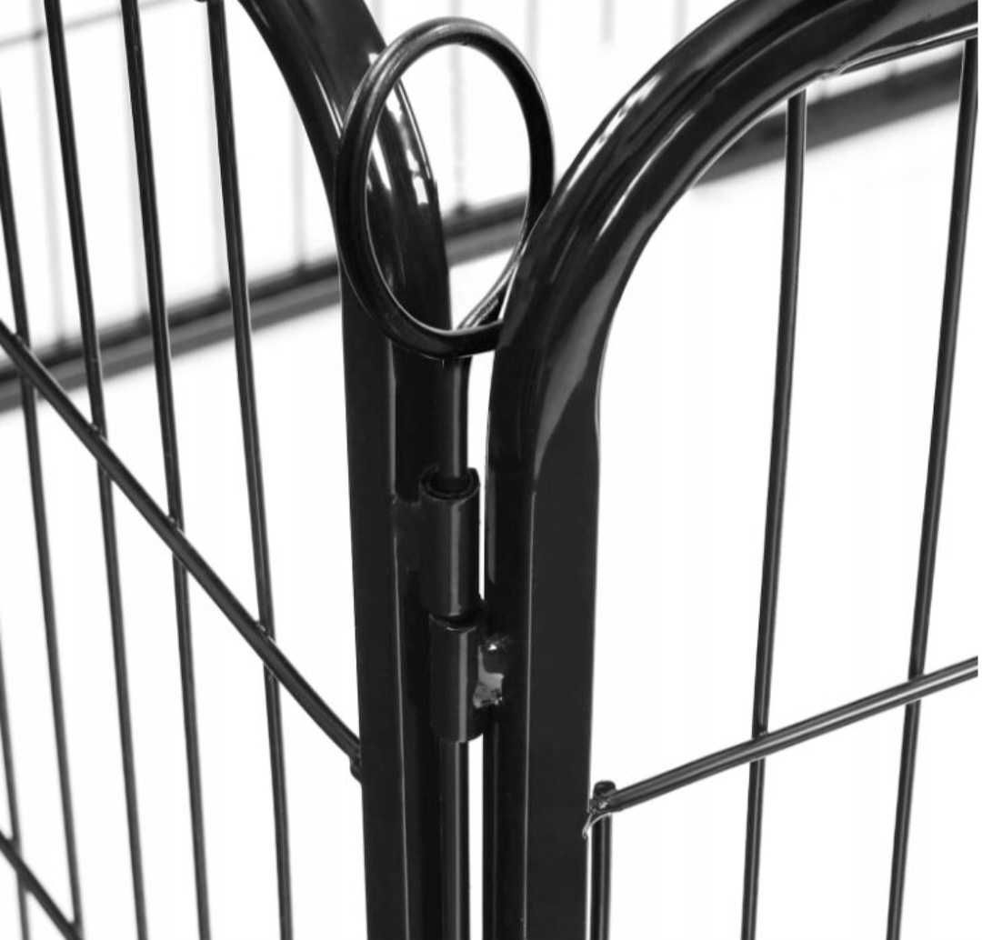 Duży metalowy kojec dla pasa lub innych malych zwierząt