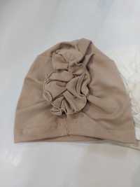 Czapka dziewczęca turban bawełniana 40/42