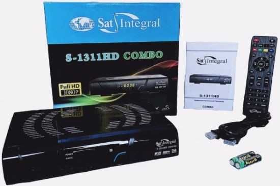 Комбинированный Sat Integral S-1311HD DVB-S2/T2 тюнер приставка Combo